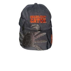 Deadliest Catch Hat Cap Adult Black Fishing Giant Crab‎ 2009 Alaska Television